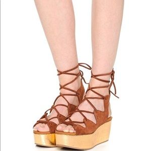 See by Chloe platform gladiator sandals